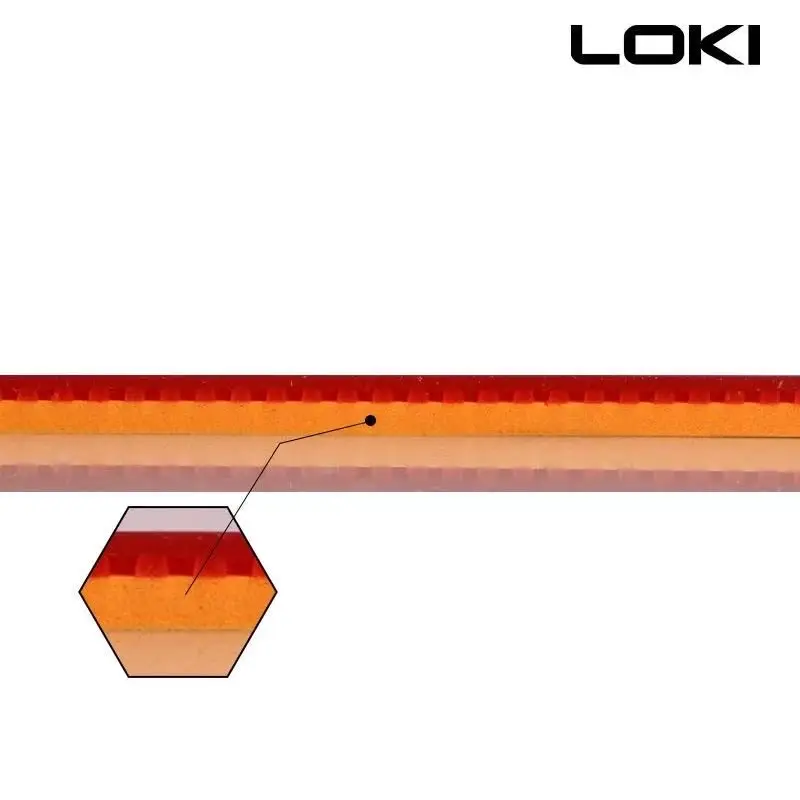 LOKI RXTON 5 Table Tennis Rubb - Table Tennis Loki ulasan dan harga