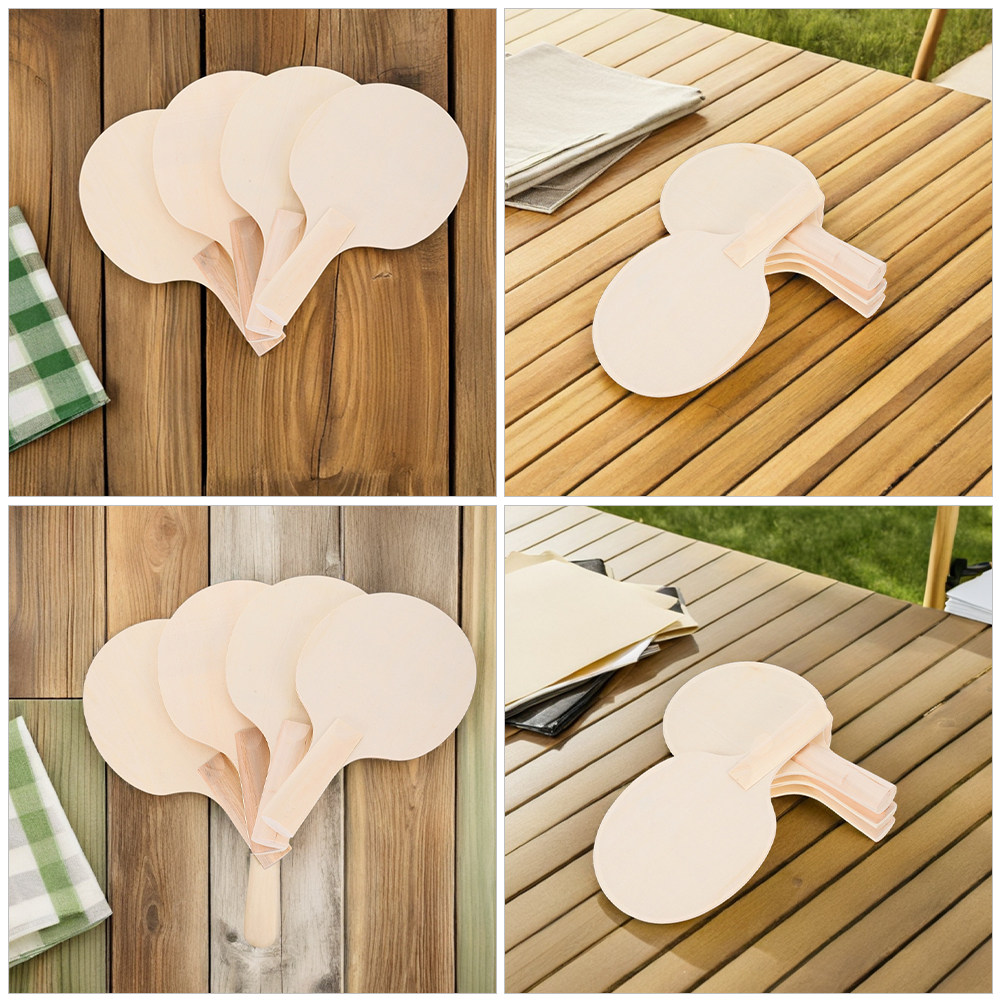 4Pair Wooden Table Tennis Padd - Table Tennis Racket ulasan dan harga